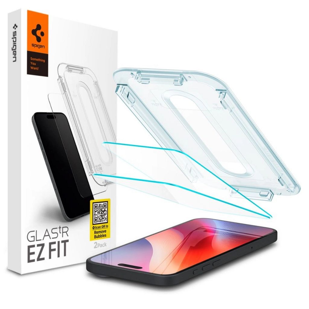 Spigen Glas.tR EZ Fit Verre Tesla Model 3 (2023-2017), Tesla Model Y (2024-2020) 15, Kit d'installation fourni, Anti-trace de doigt, Mat, Résistant aux Rayures, 9H Protection écran